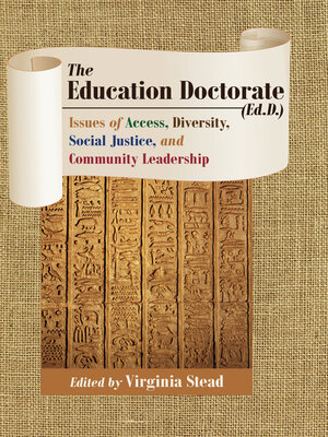 cover image of The Education Doctorate (Ed.D.)